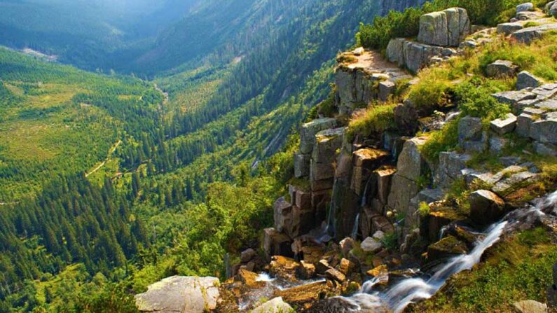 panorama Karkonoszy punkt widokowy