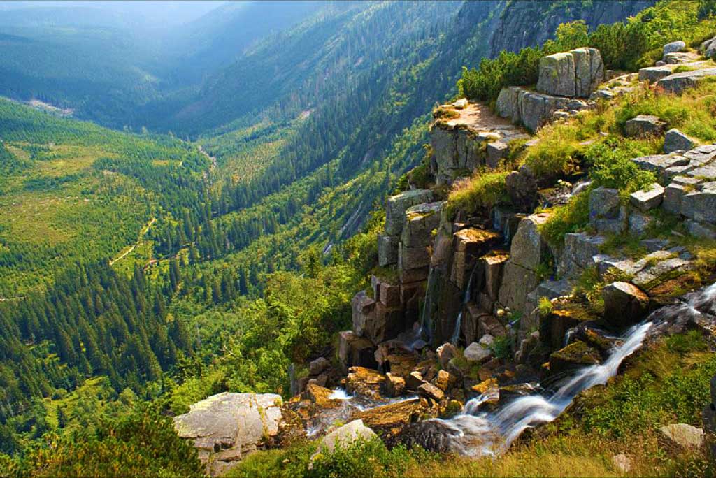 panorama Karkonoszy punkt widokowy